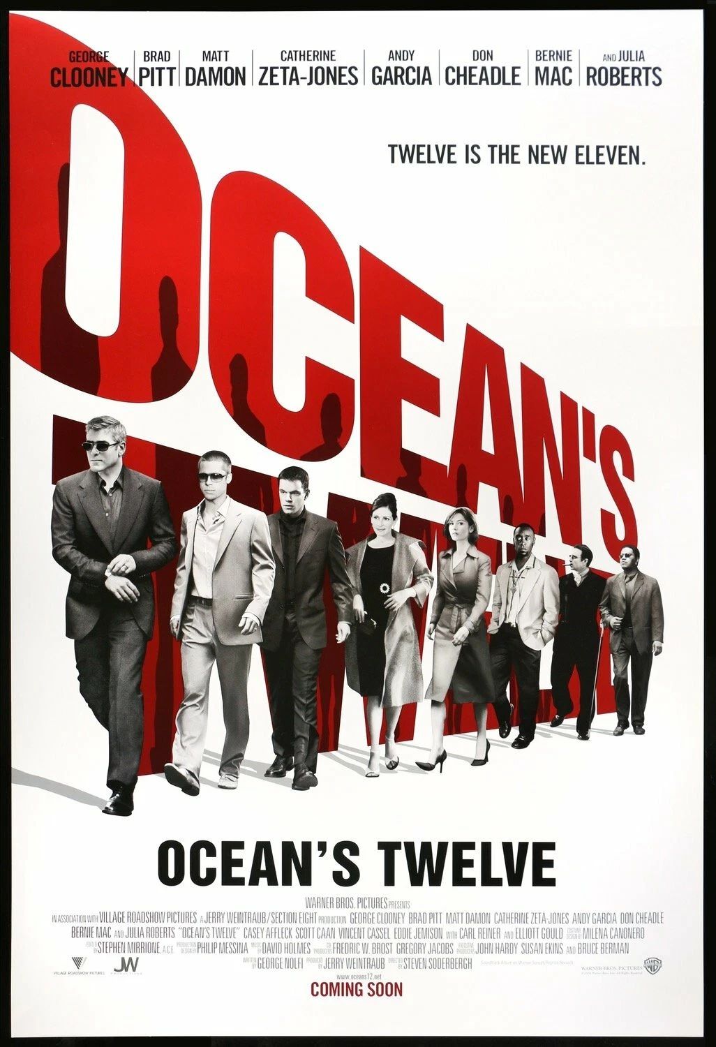 2004 Oceans Twelve Movie George Clooney Brad Pitt Damon 300 PCS Jigsaw Puzzle