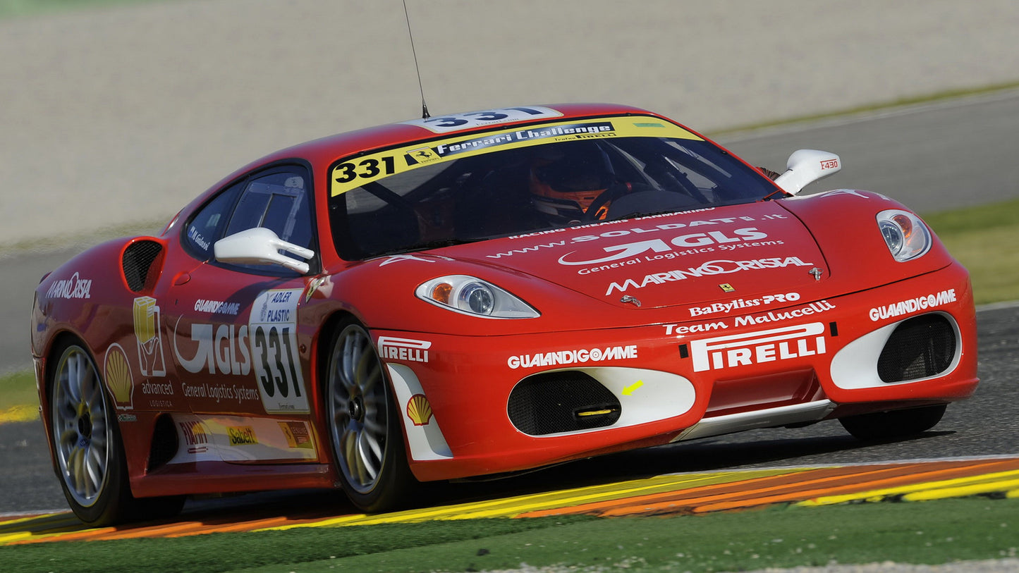 Ferrari F430 Challenge Hd Art Keychain
