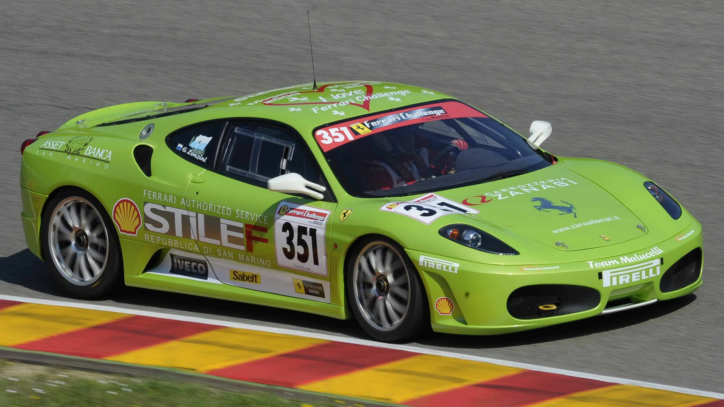 Ferrari F430 Challenge Hd Art Keychain