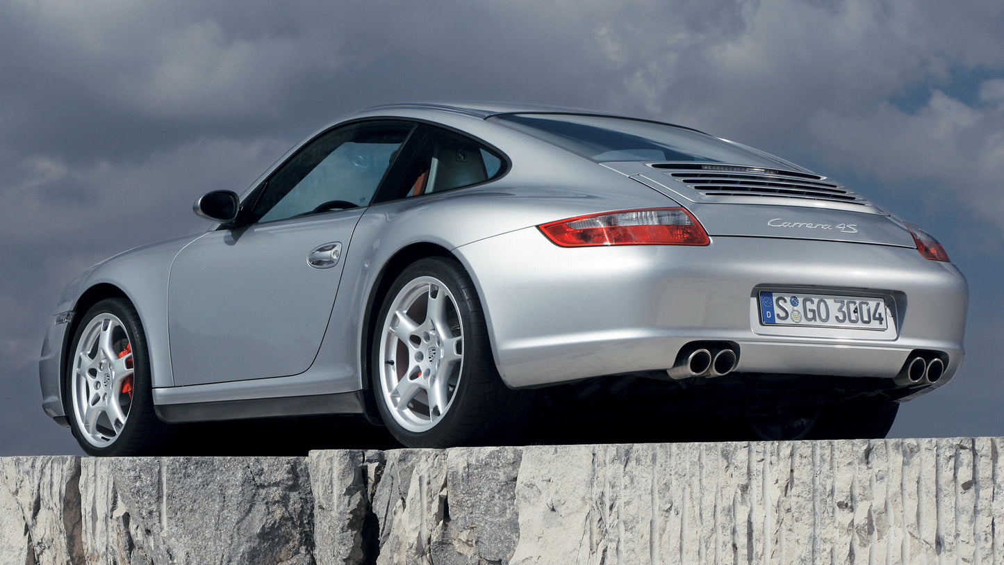 Porsche Carrera S Hd Art Keychain