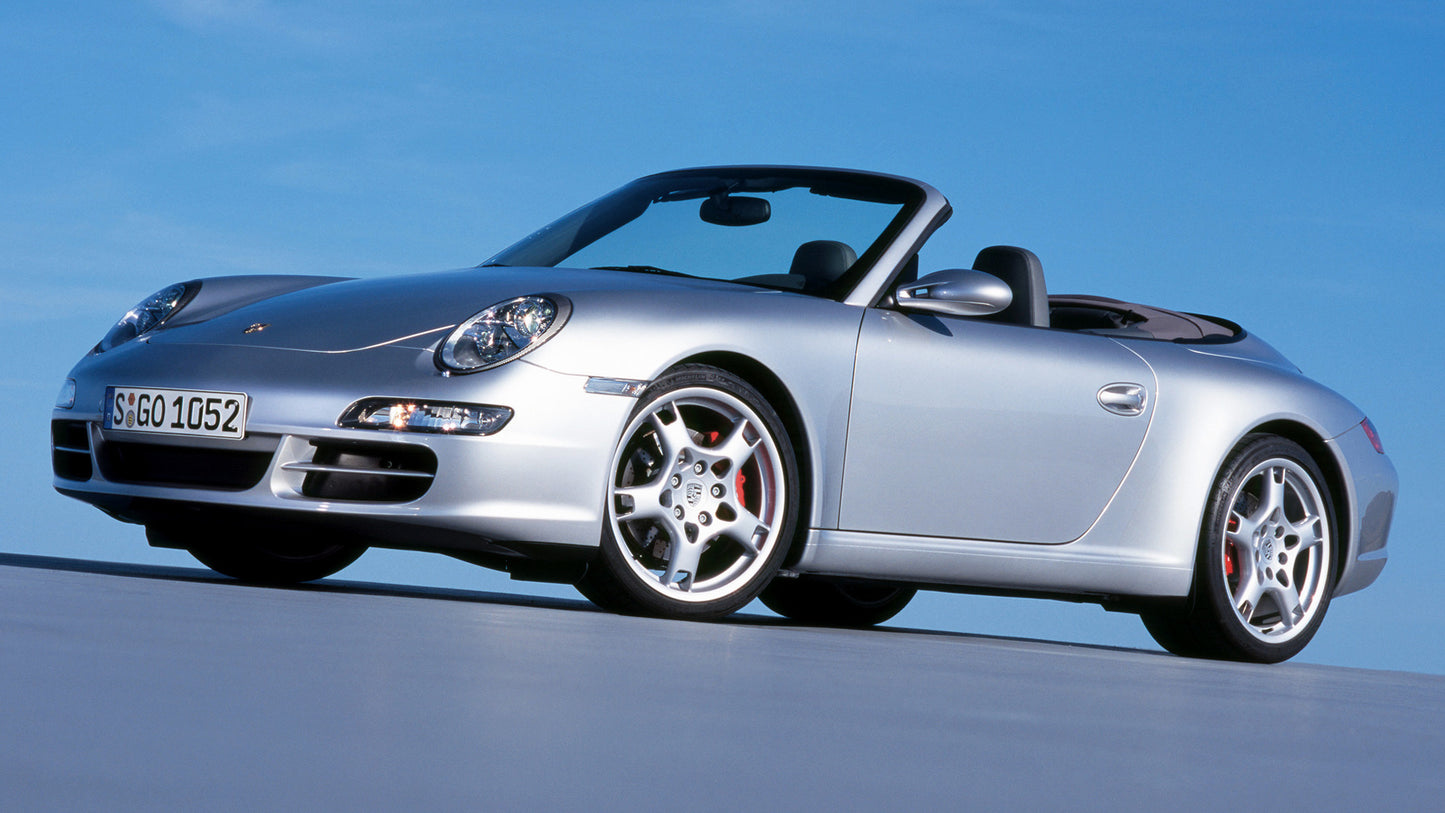 Porsche Carrera S Cabriolet Hd Art Keychain