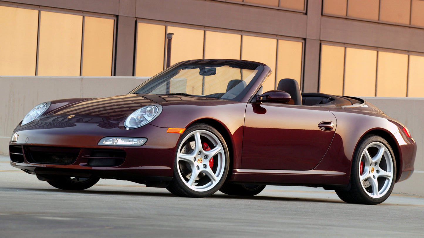 Porsche Carrera S Cabriolet Us Hd Art Keychain