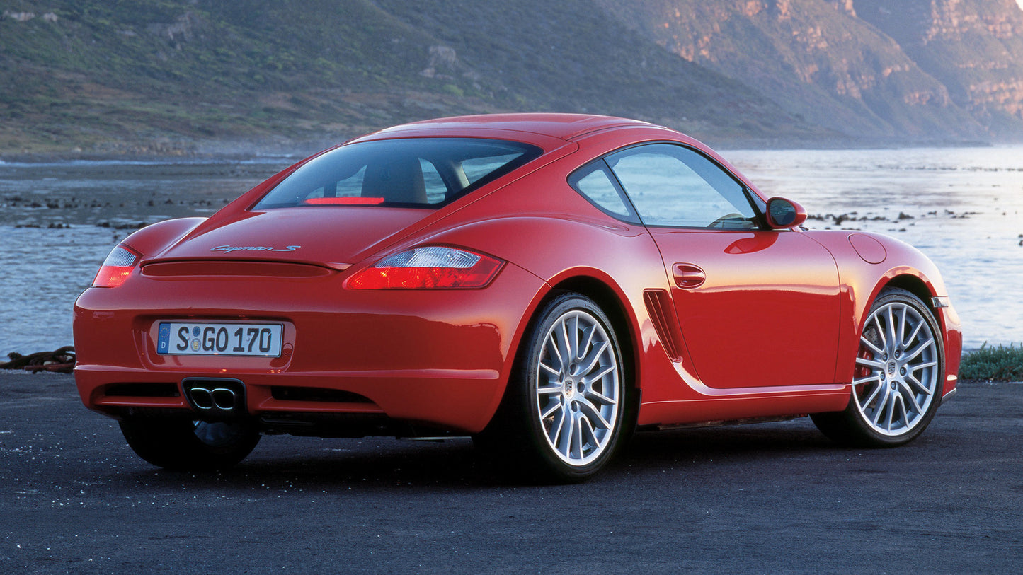 Porsche Cayman S Hd Art Keychain