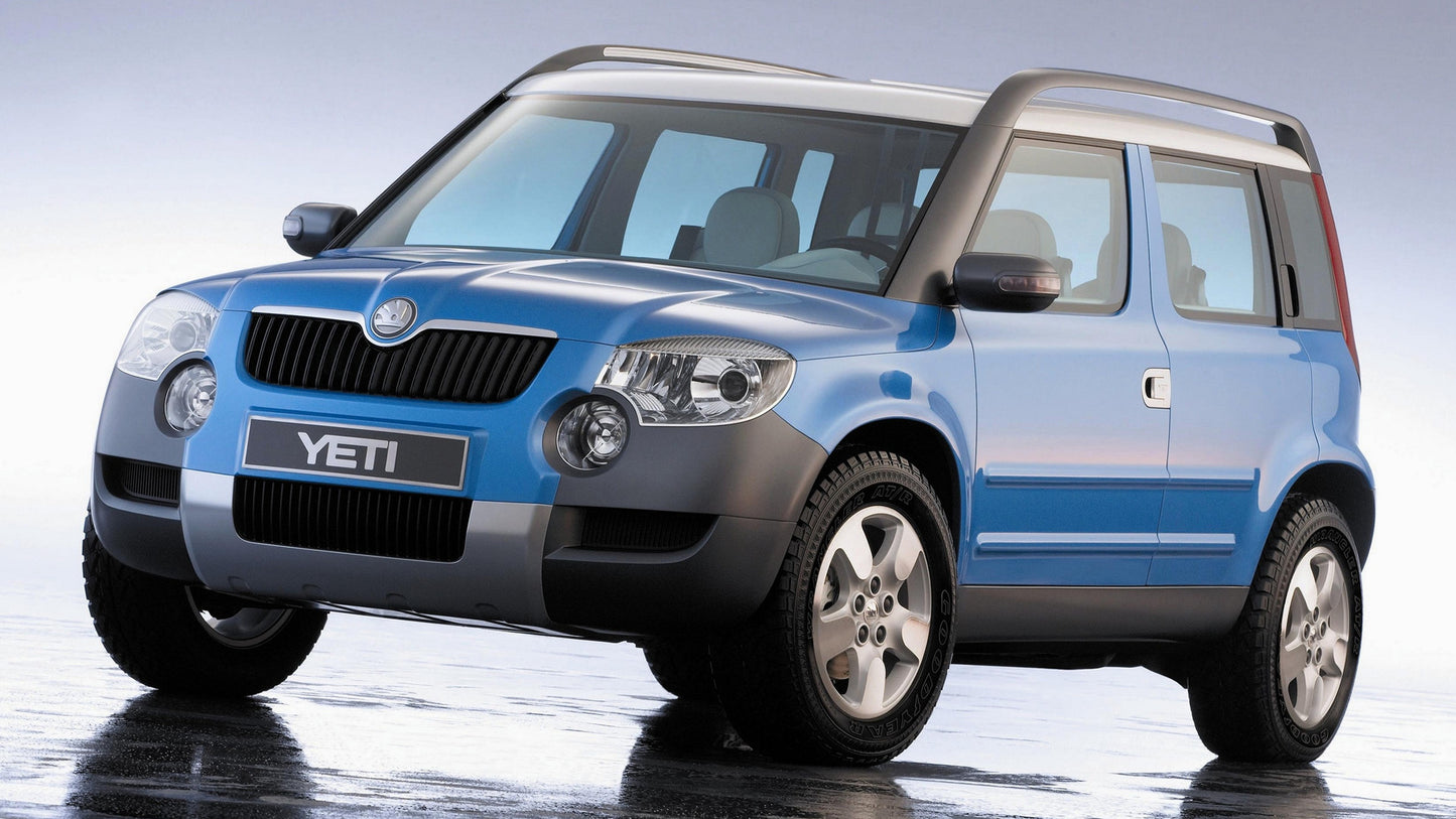 Skoda Yeti Concept Hd Art Keychain