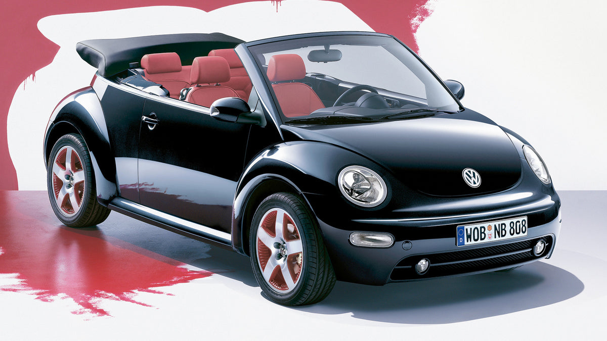 Volkswagen New Beetle Cabriolet Dark Flint Hd Art Magnet
