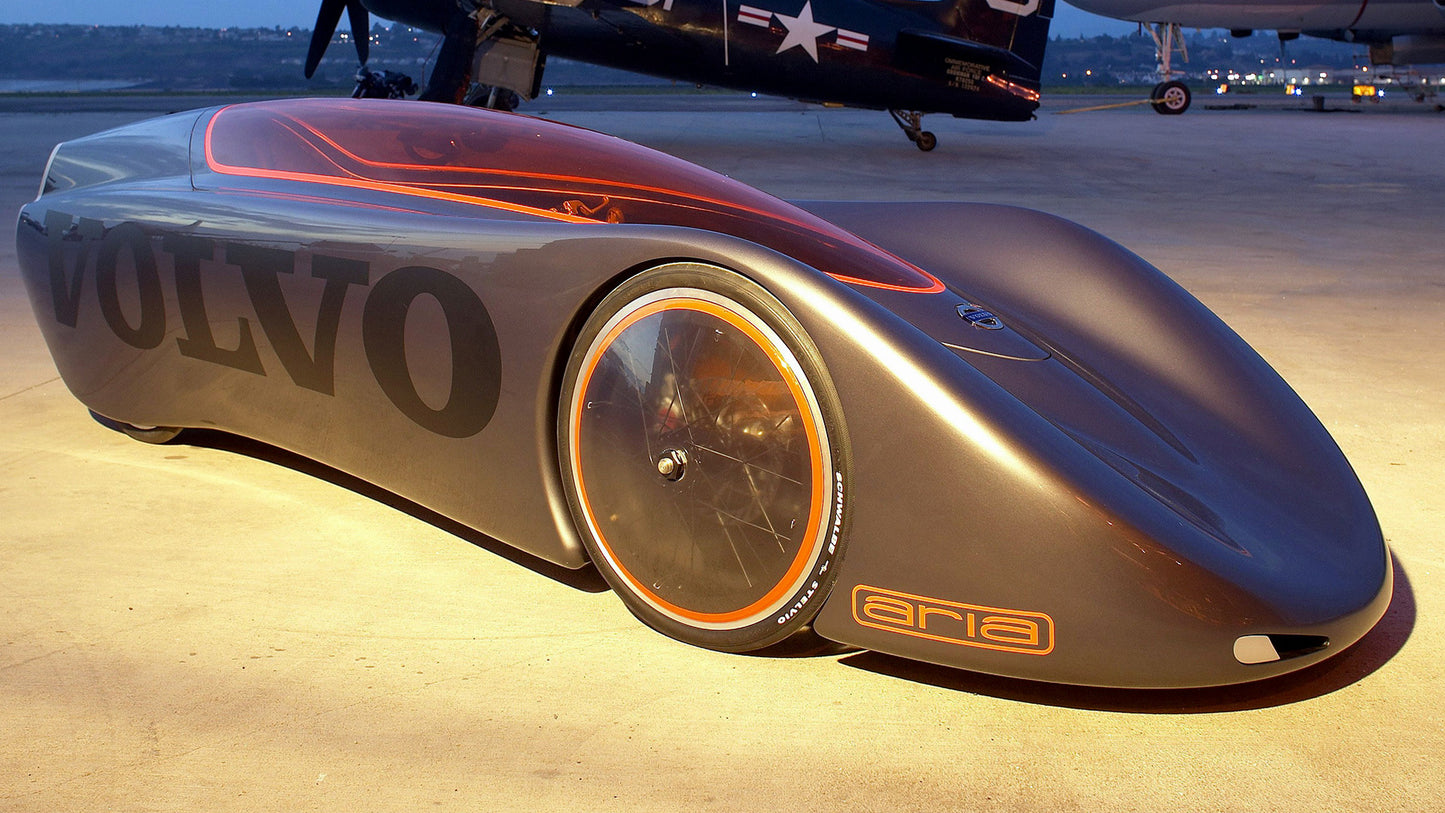 Volvo Extreme Gravity Car Hd Art Print Poster