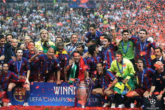 200506 Champions League Winners Soccer Wall Art Home Barcelona Jigsaw Puzzle