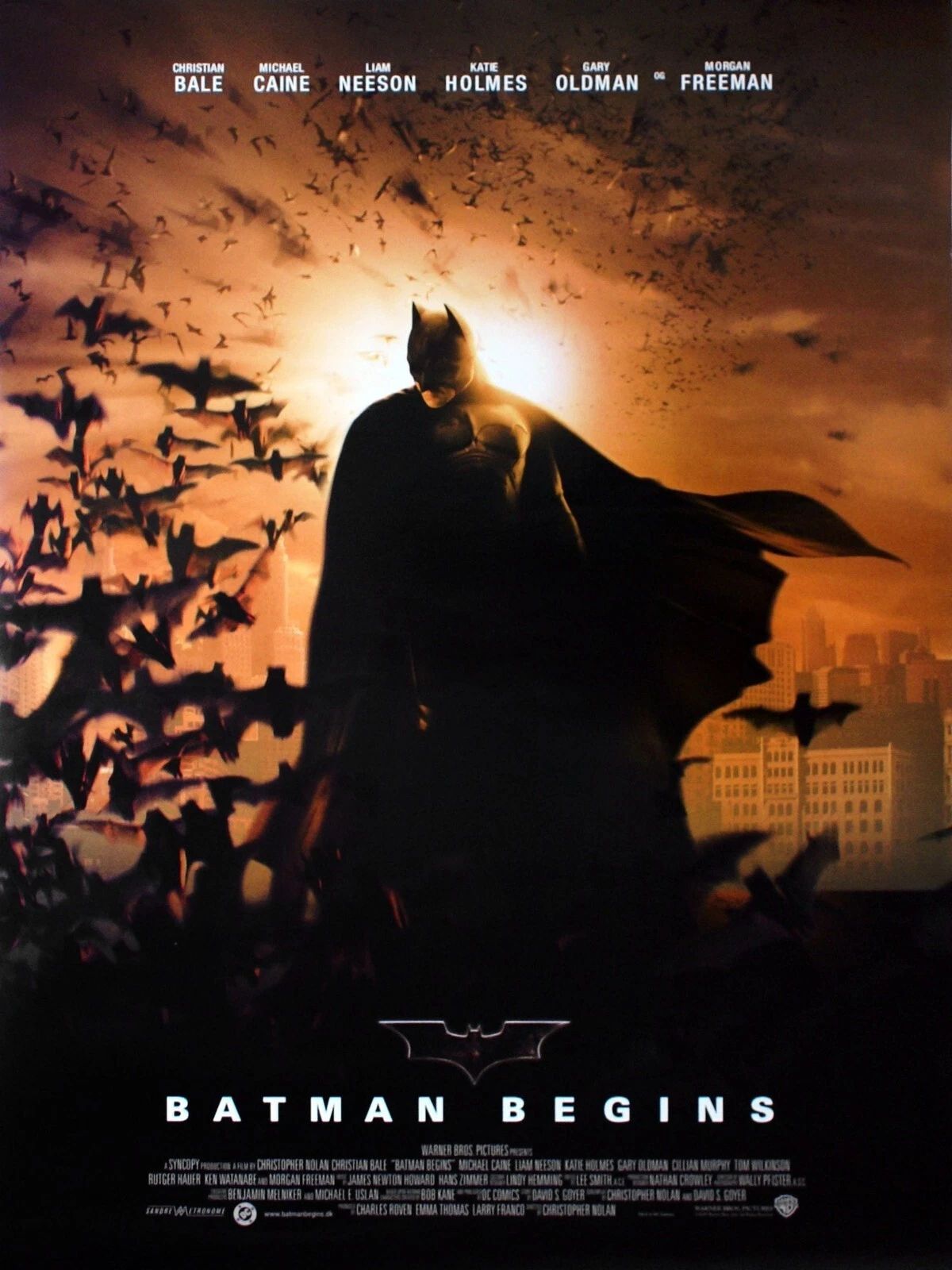 2005 Batman Begins Movie Magnet Christian Bale Bruce Wayne Dark Knight 1