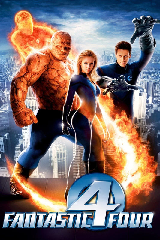 2005 Fantastic Four Movie Magnet Human Torch Mr. Fantastic Thing Marvel