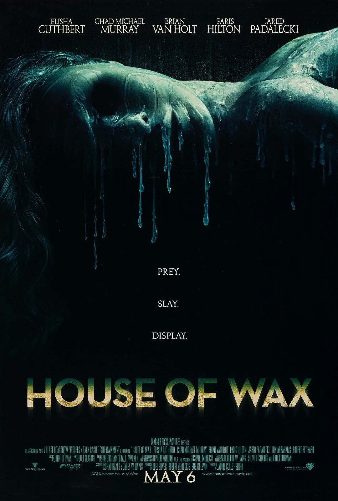 2005 House Of Wax Keychain Paris Hilton Elisha Cuthbert Carly Nick Paige 1