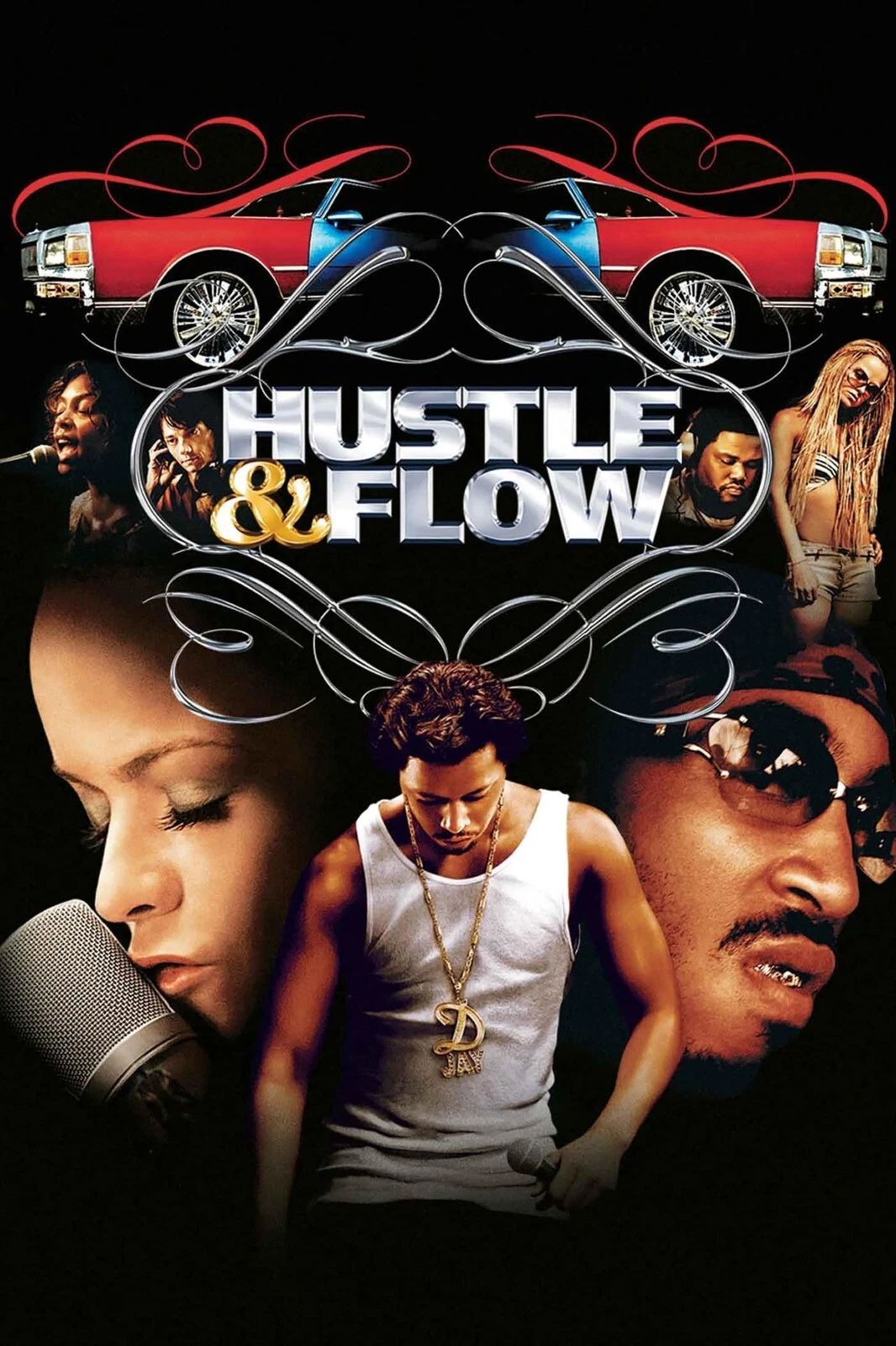 2005 Hustle & Flow Movie Keychain Dj Nola Skinny Black Ludacris