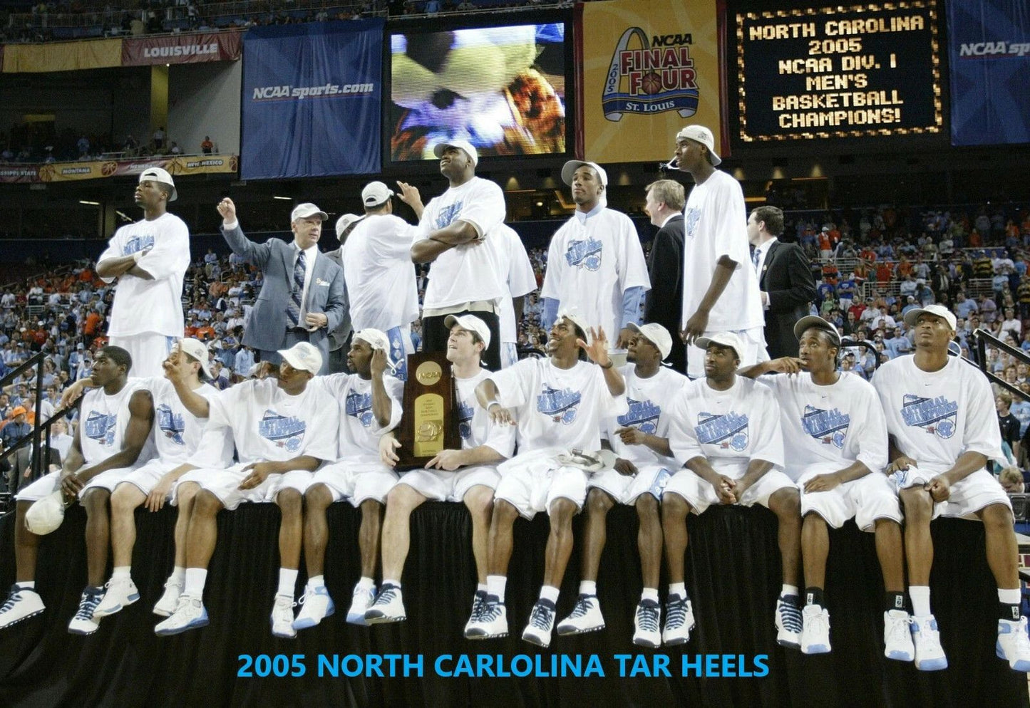 2005 North Carolina Tar Heels Nc Team Keychain Ncaa Basketball Champs