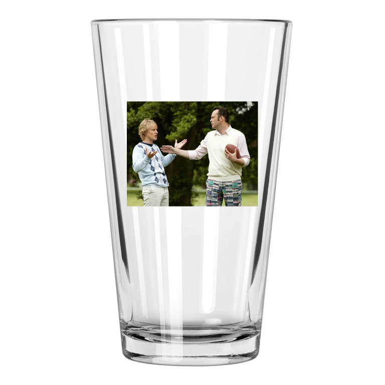2005 Wedding Crashers Vince Vaughn Owen Wilson Comedy Movie Pint Beer Glass