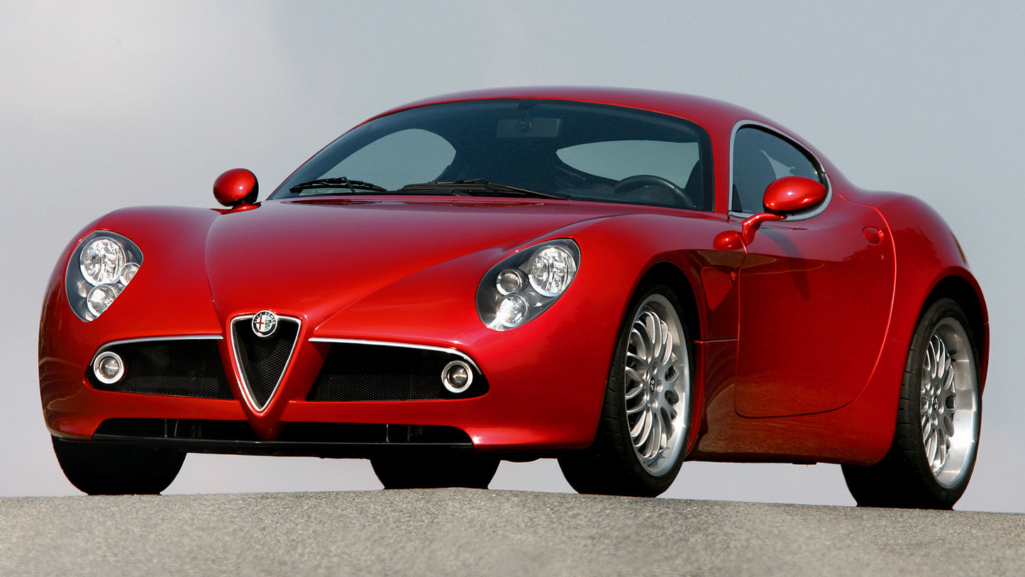 Alfa Romeo 8C Competizione Prototype Hd Art Print Poster