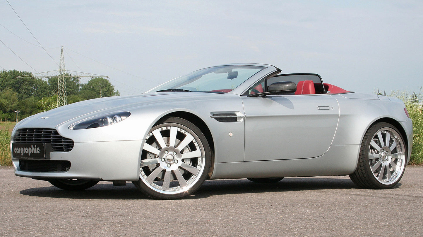 Aston Martin V8 Vantage Roadster By Cargraphic Hd Art Print Poster