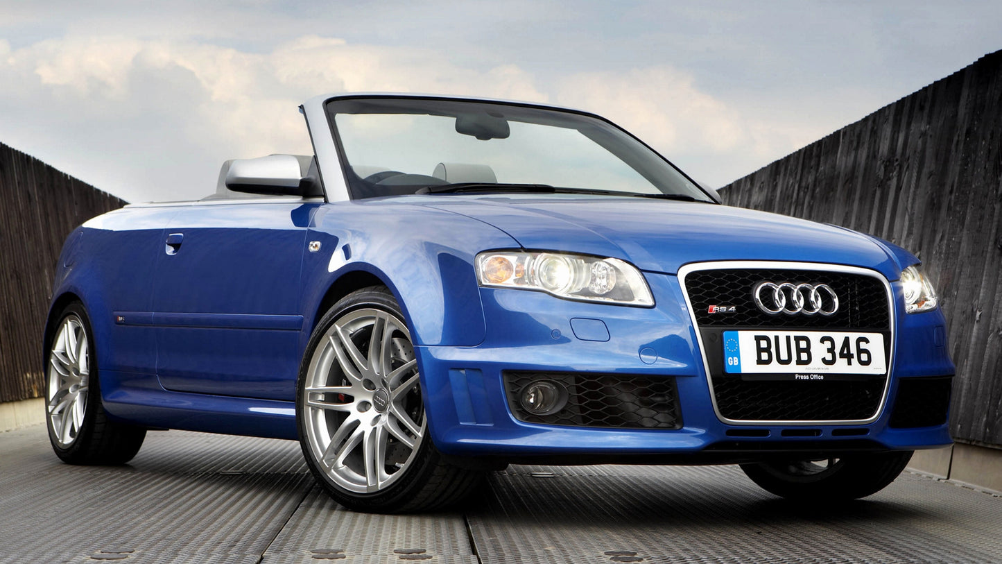 Audi Rs Cabriolet Uk Hd Art Print Poster