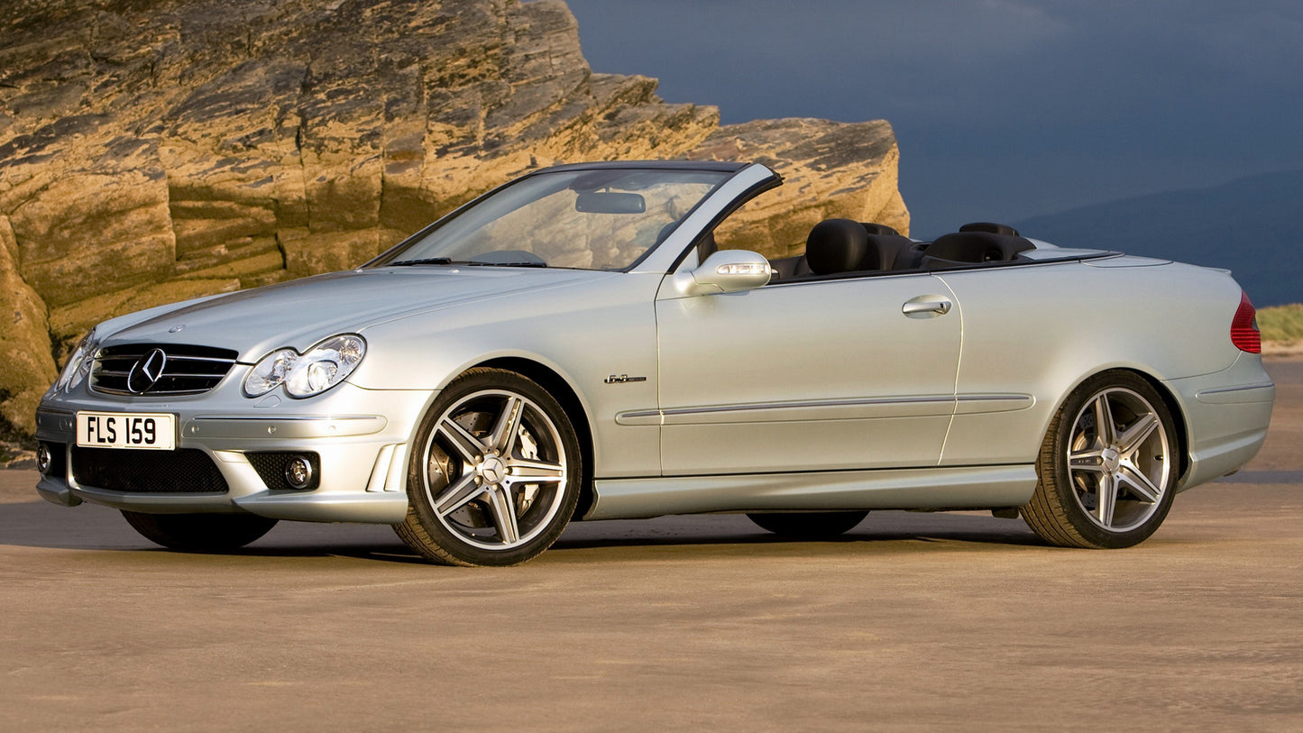 Mercedes Benz Clk Amg Cabriolet Uk Hd Art Print Poster