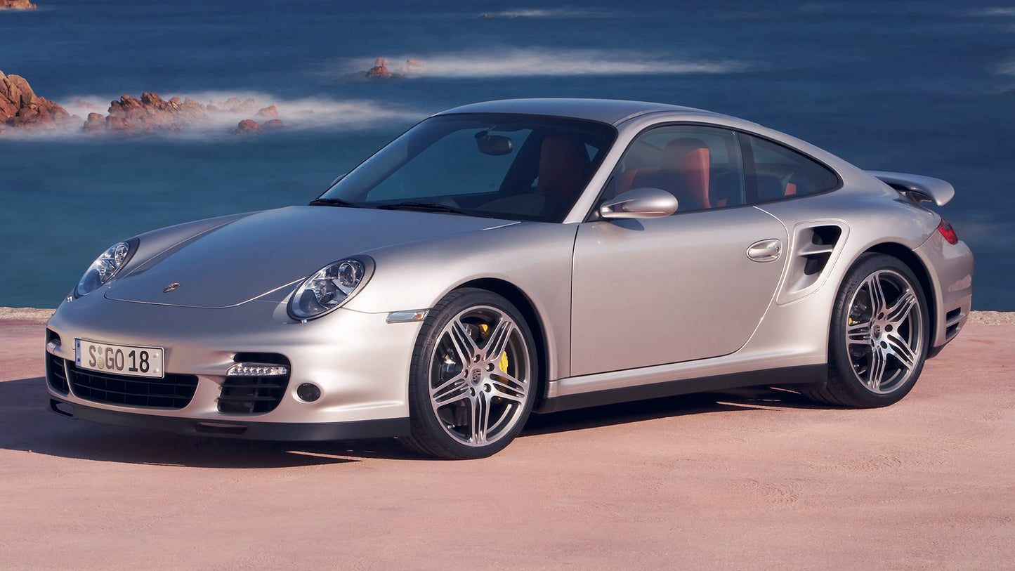 Porsche Turbo Hd Art Keychain