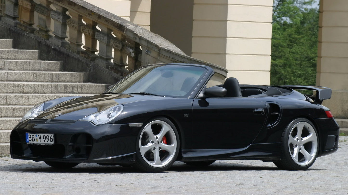 Porsche Turbo Cabriolet By Techart Hd Art Keychain