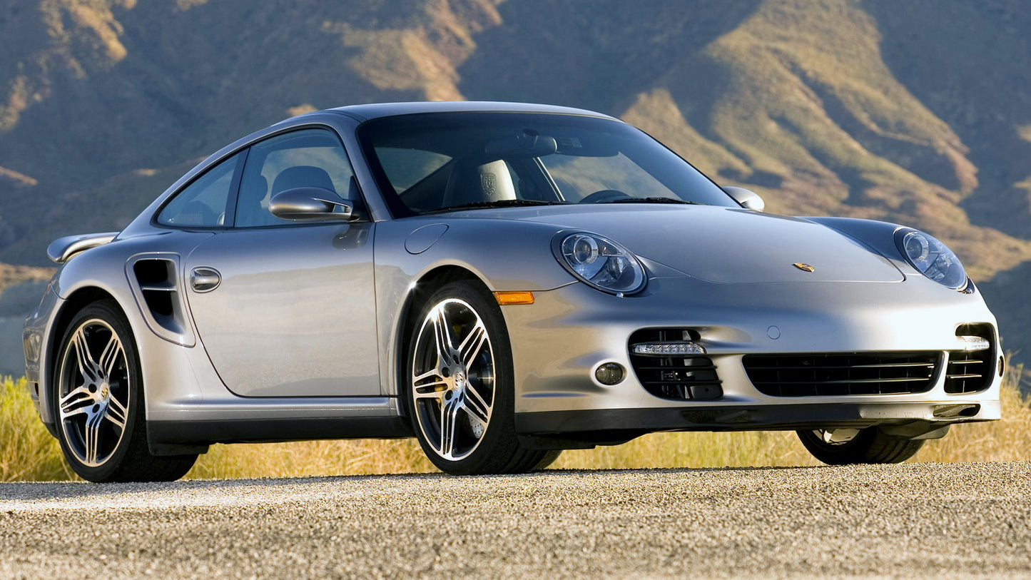 Porsche Turbo Us Hd Art Keychain