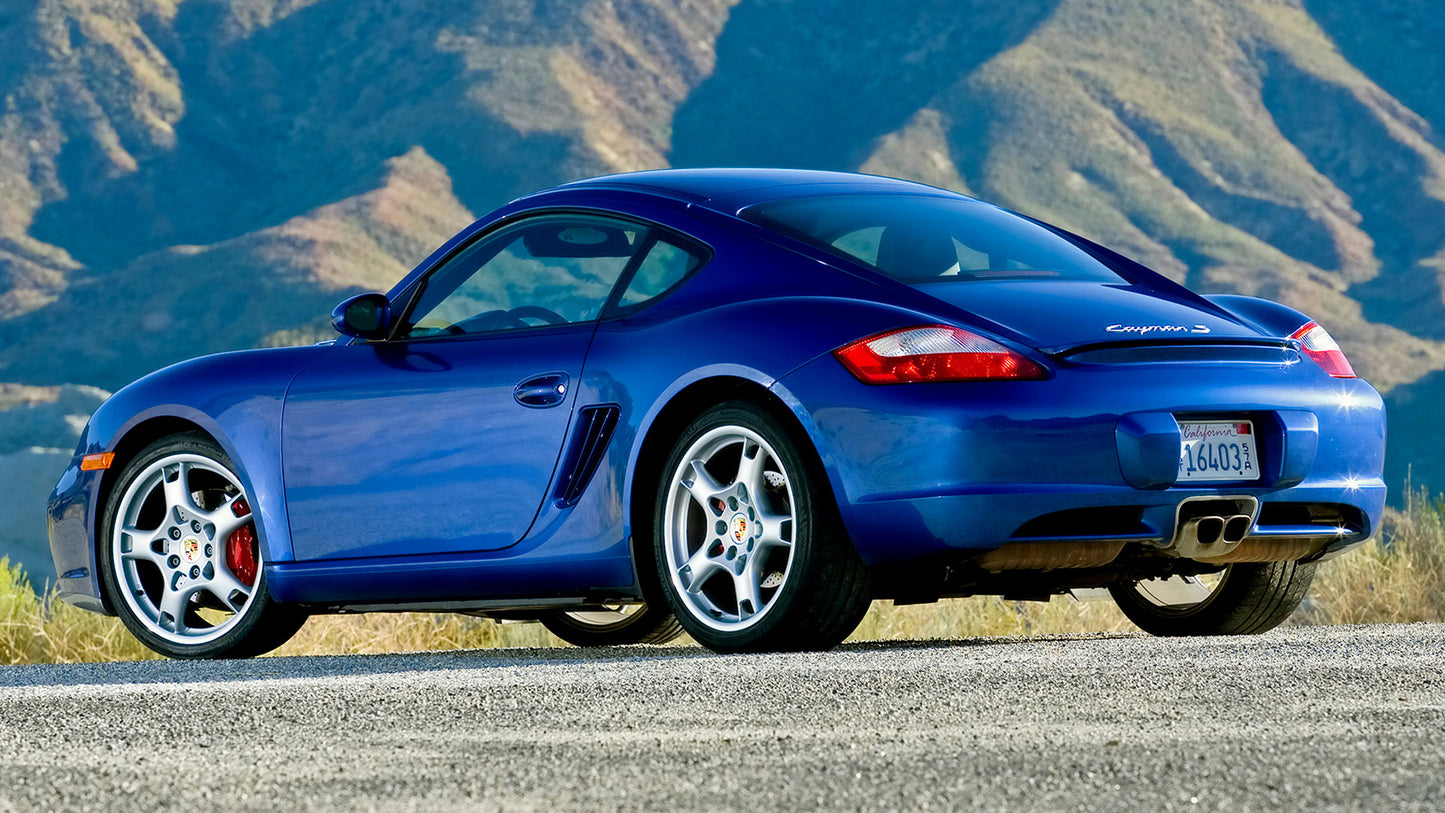 Porsche Cayman S Us Hd Art Keychain