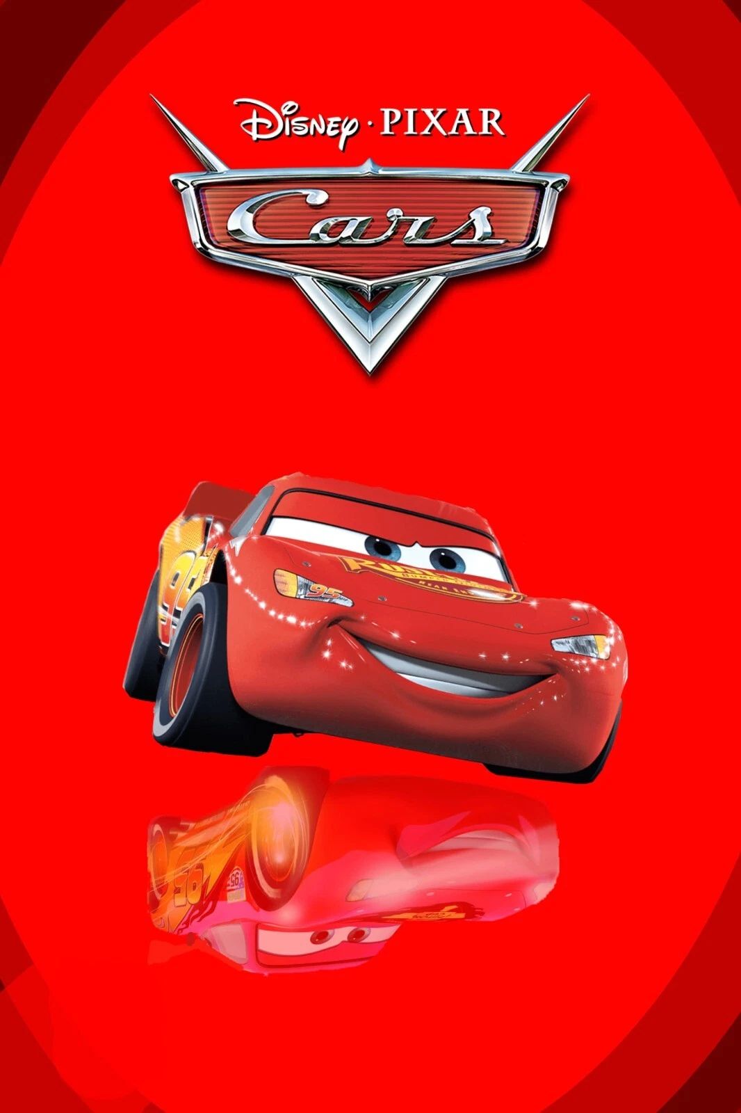 2006 Disney Pixar Cars Movie Poster Lightning Mcqueen Tow Mater Doc
