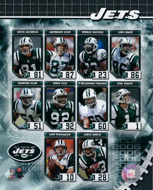 2006 New York Jets Collage Photo Ny Nfl Football Picture