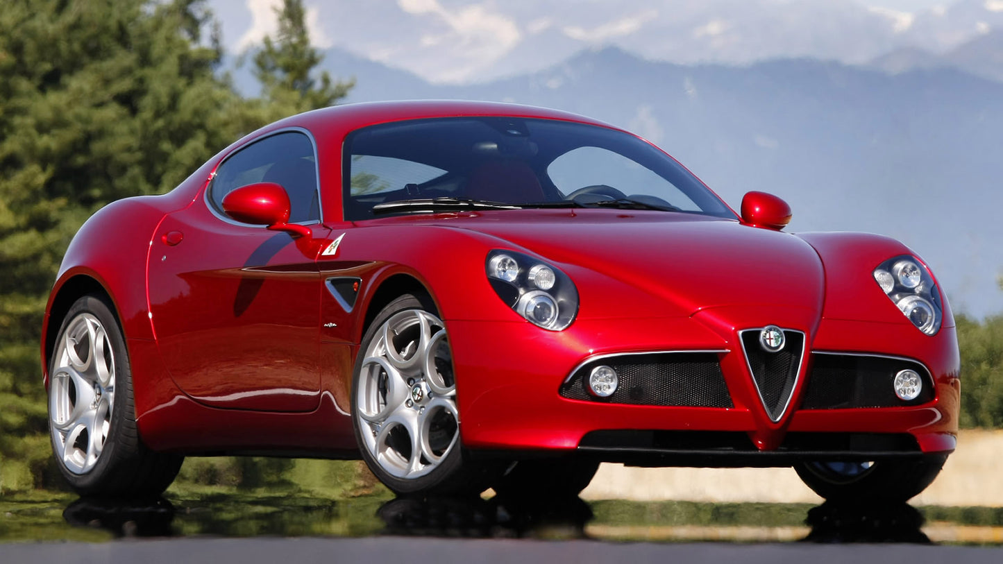 Alfa Romeo 8C Competizione Hd Art Keychain