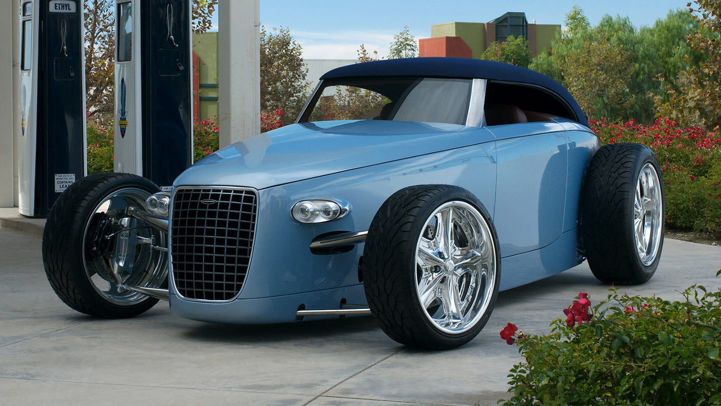Caresto V8 Speedster Hd Art Keychain