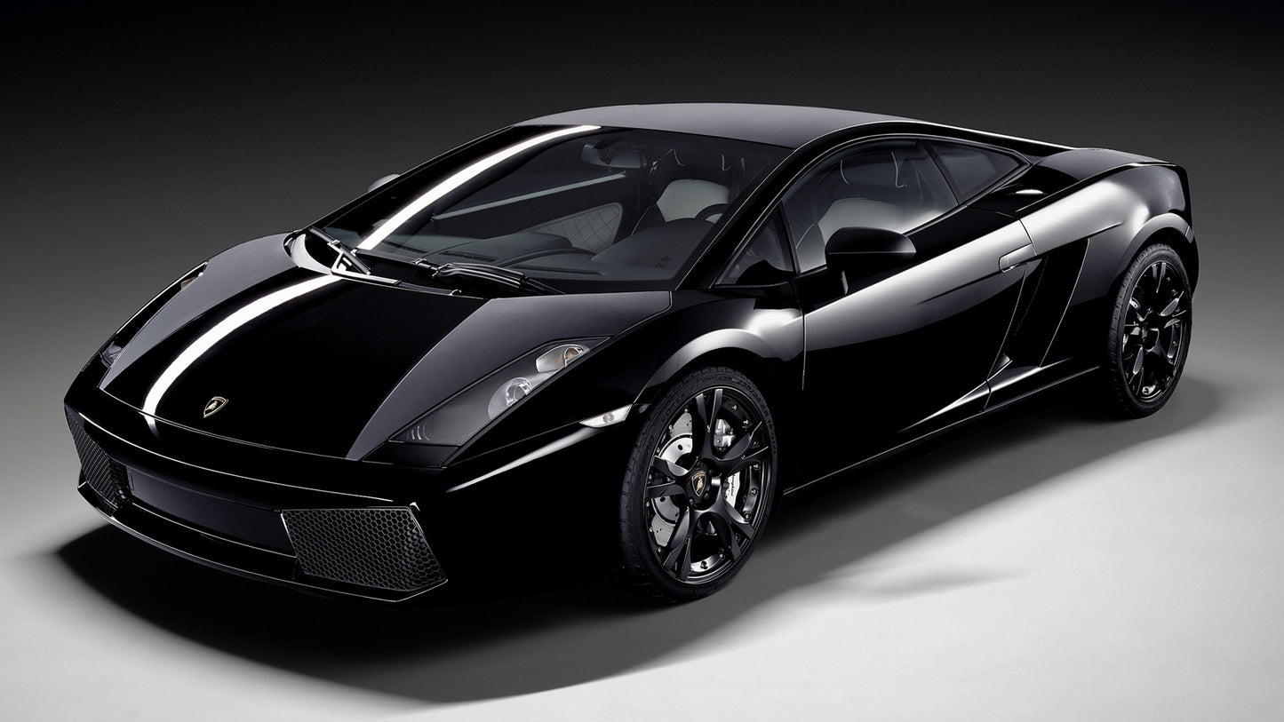 Lamborghini Gallardo Nera Hd Art Print Poster