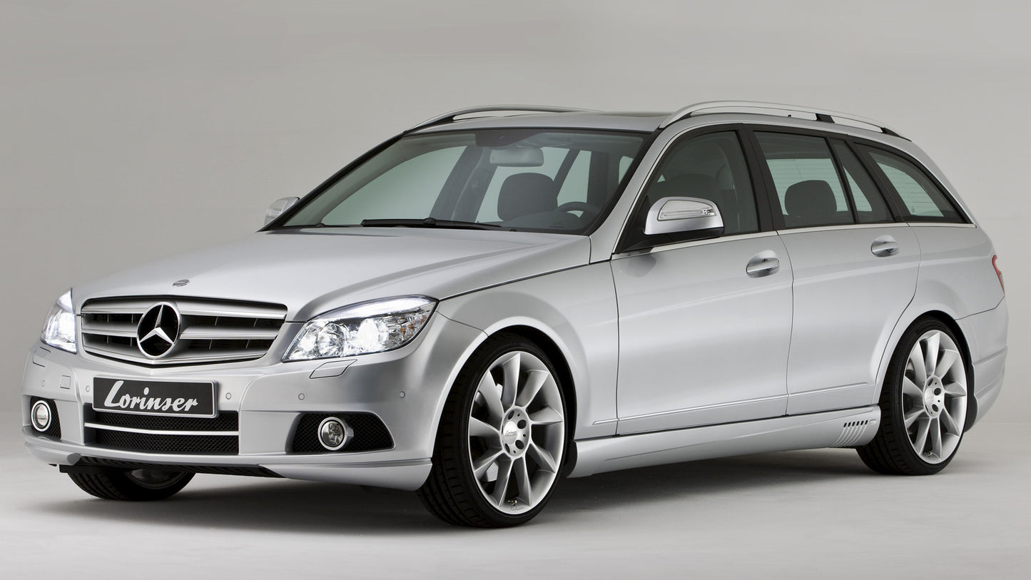 Mercedes Benz C Class Estate By Lorinser Hd Art Print Poster