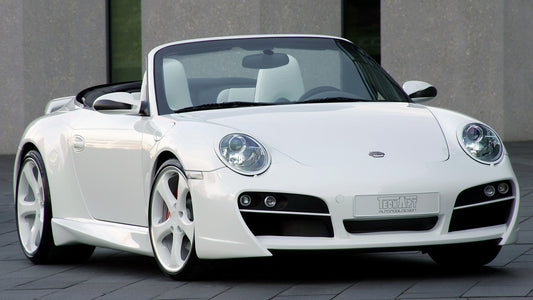 Porsche Carrera S Cabriolet By Techart Hd Art Keychain