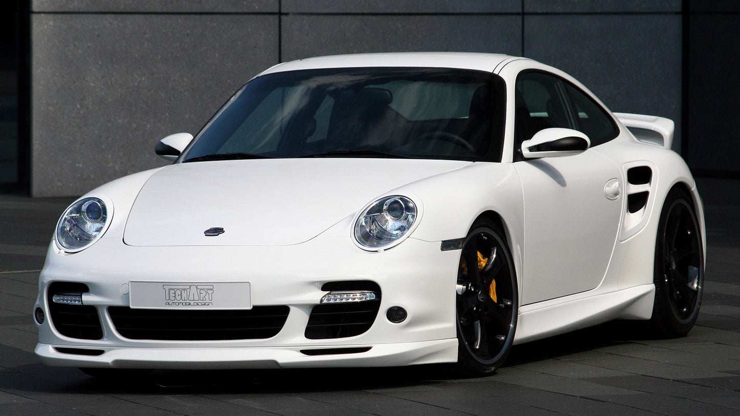 Porsche Turbo By Techart Hd Art Keychain