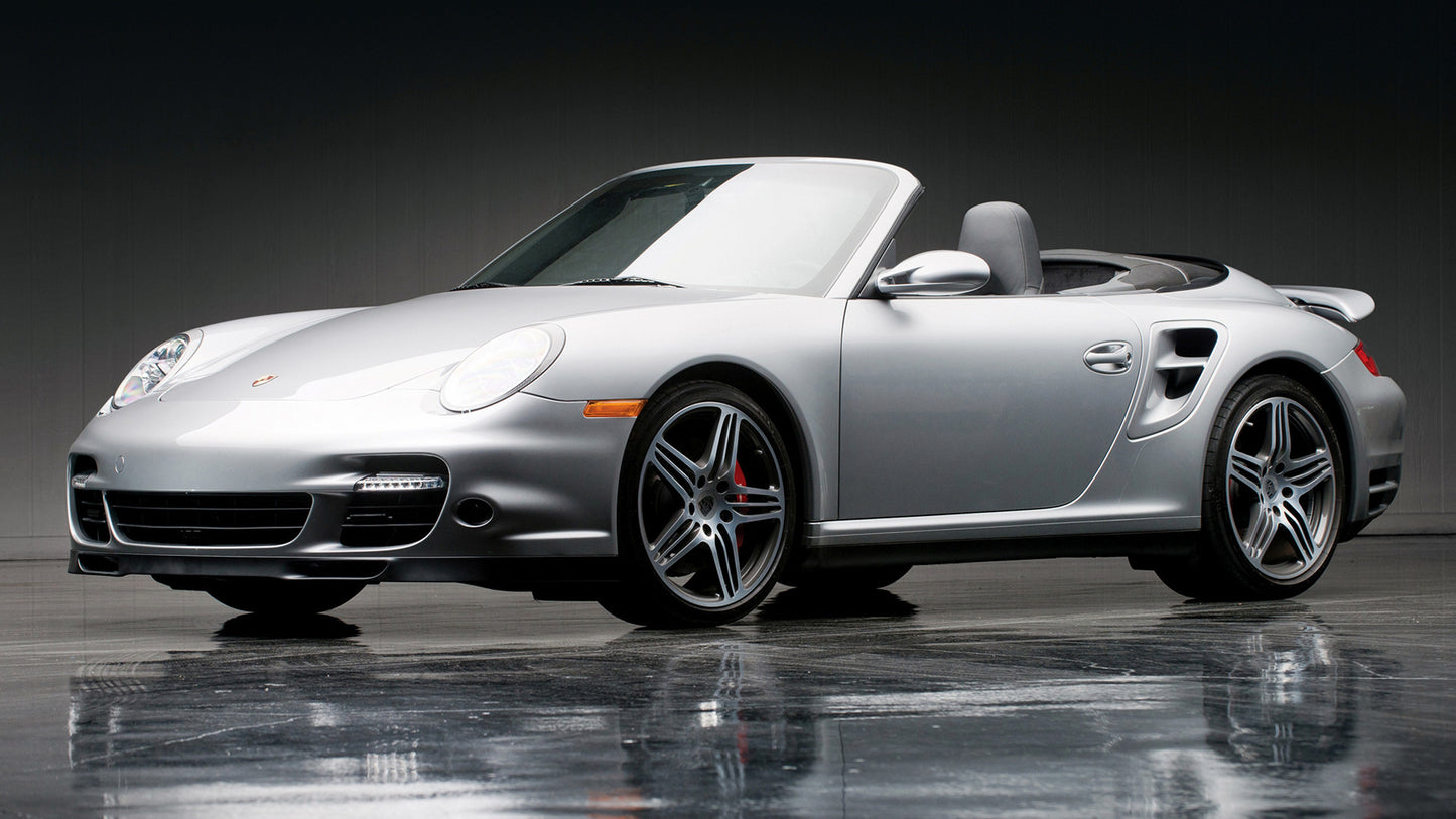 Porsche Turbo Cabriolet Us Hd Art Keychain