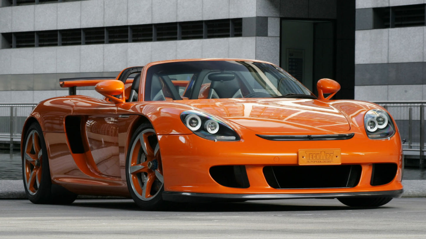 Porsche Carrera Gt By Techart Hd Art Keychain