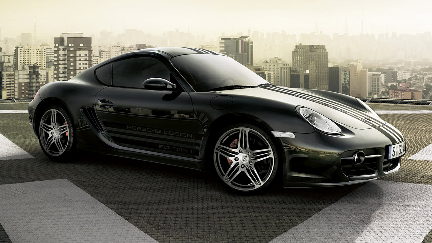 Porsche Cayman S Porsche Design Edition Hd Art Keychain
