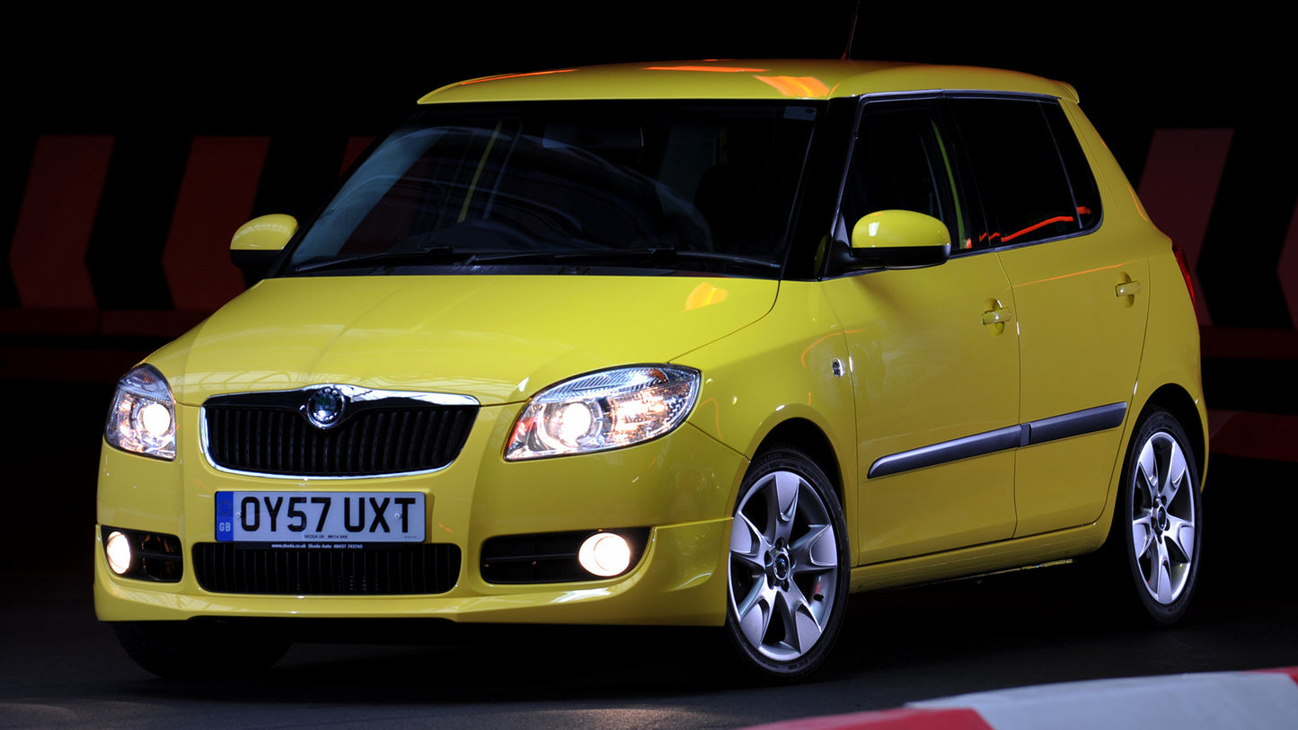 Skoda Fabia Sport Uk Hd Art Keychain