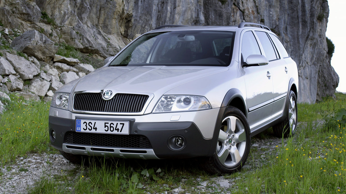 Skoda Octavia Scout Hd Art Keychain
