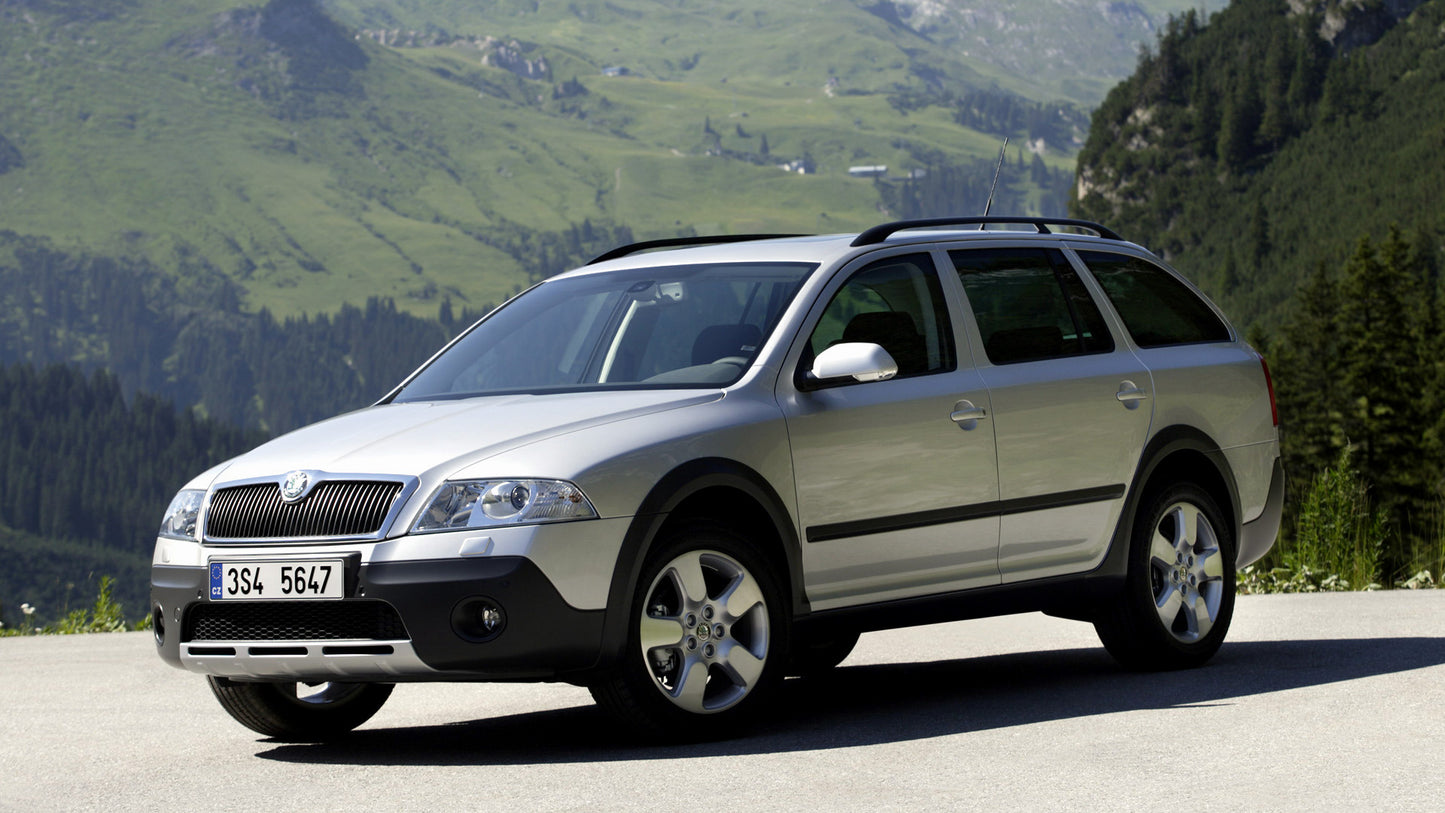 Skoda Octavia Scout Hd Art Keychain