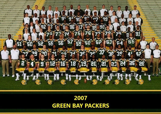 2007 Green Bay Packers Team Keychain Football Picture Nfl