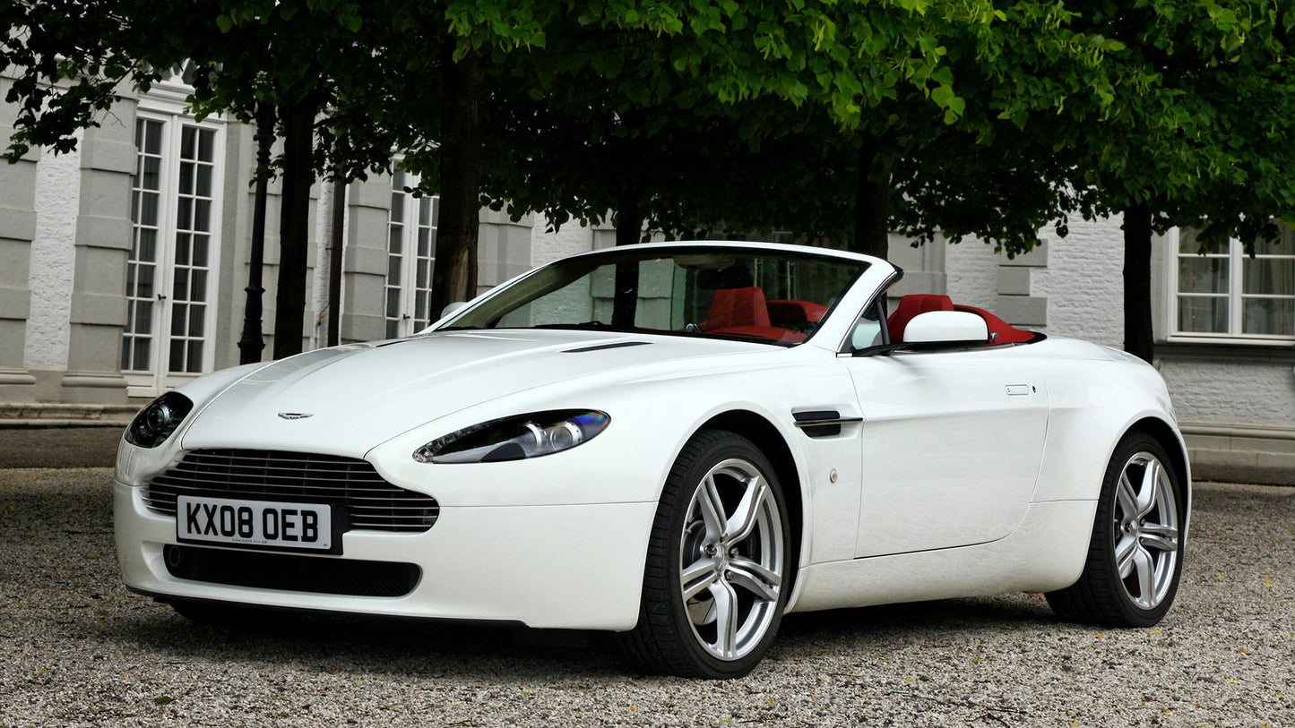 Aston Martin V8 Vantage Roadster Hd Art Print Poster