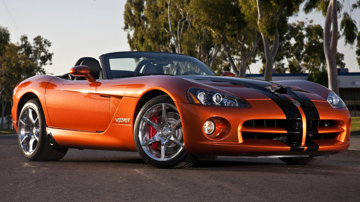 Dodge Viper Srt10 Roadster Hd Art Keychain