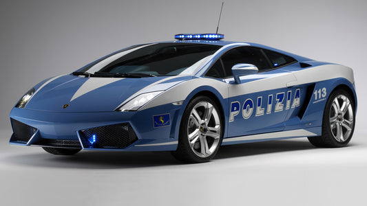 Lamborghini Gallardo Lp Polizia Hd Art Print Poster