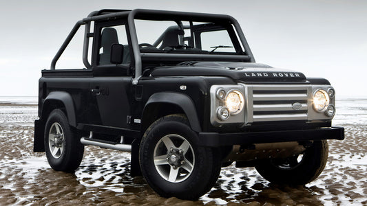 Land Rover Defender Svx Soft Top Uk Hd Art Print Poster