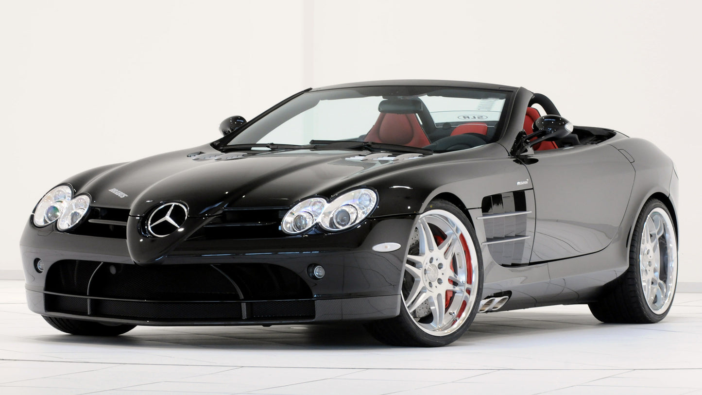 Mercedes Benz Slr Mclaren Roadster By Brabus Hd Art Magnet