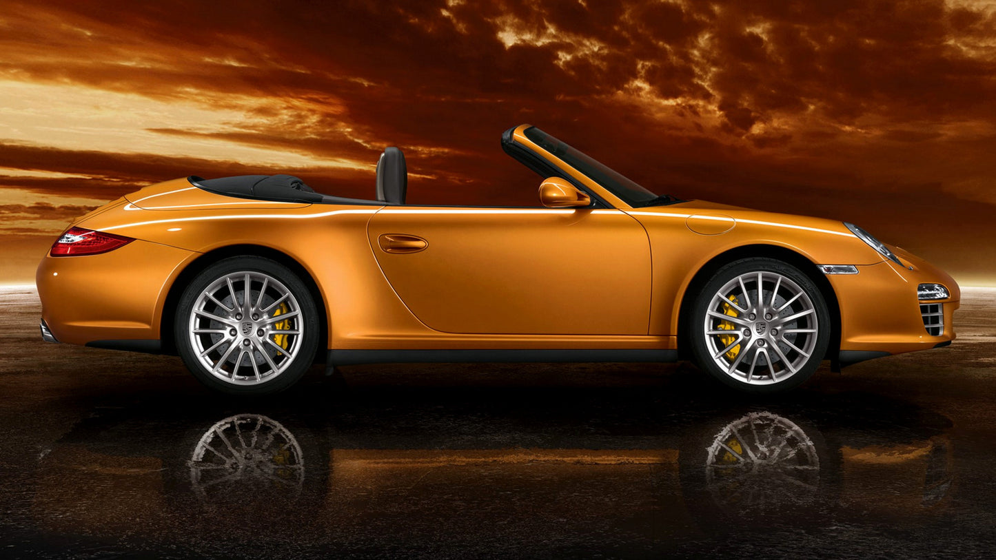Porsche Carrera Cabriolet Hd Art Keychain