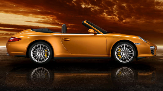 Porsche Carrera Cabriolet Hd Art Keychain