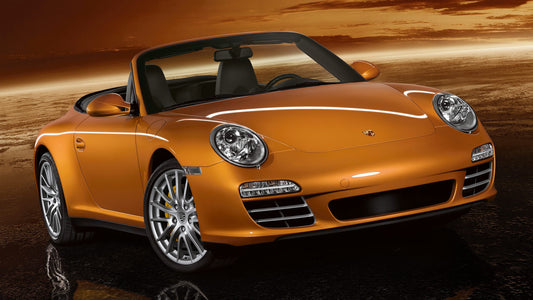 Porsche Carrera Cabriolet Hd Art Keychain
