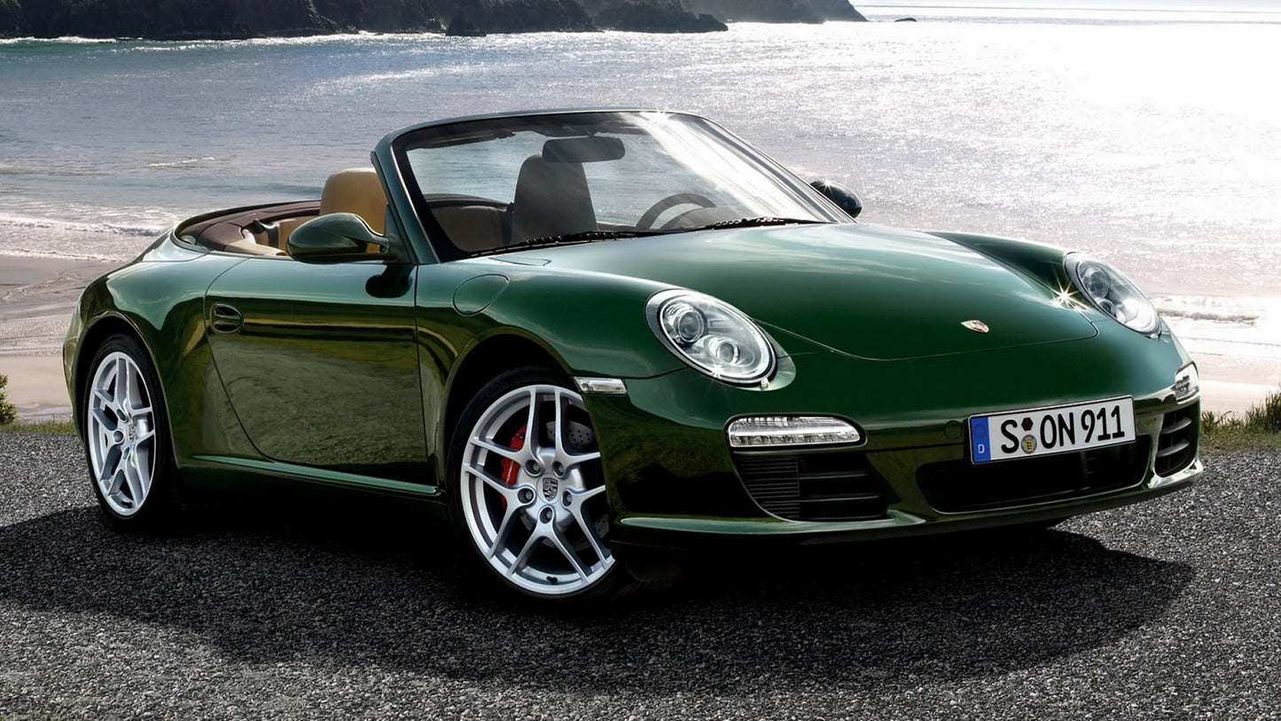 Porsche Carrera S Cabriolet Hd Art Keychain