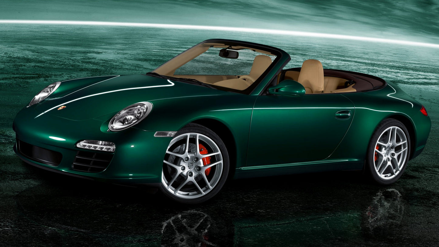 Porsche Carrera S Cabriolet Hd Art Keychain